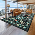 Area Rugs for Living Room, 6x9 Washable Vintage Rug for Bedroom, Non-Slip by Rtizon