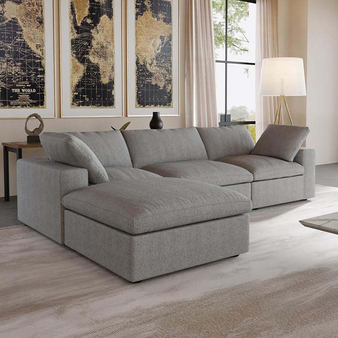 JACH L-Shaped Cloud Sectional Sofa - Image 7