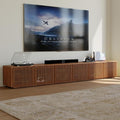 POVISON Full Assembled Mid Century Modern TV Stand, 118” Extra-Large by POVISON