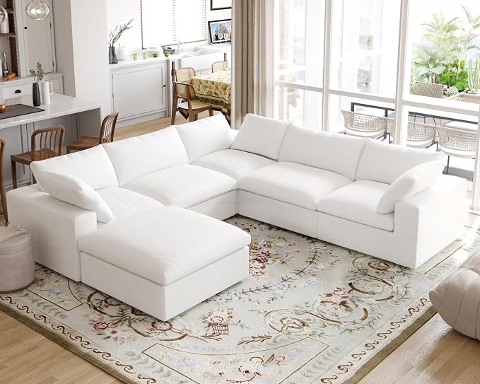 Cloud Modular Sectional Sofa Couch, Oversized Couch 6 Seater - Image 8
