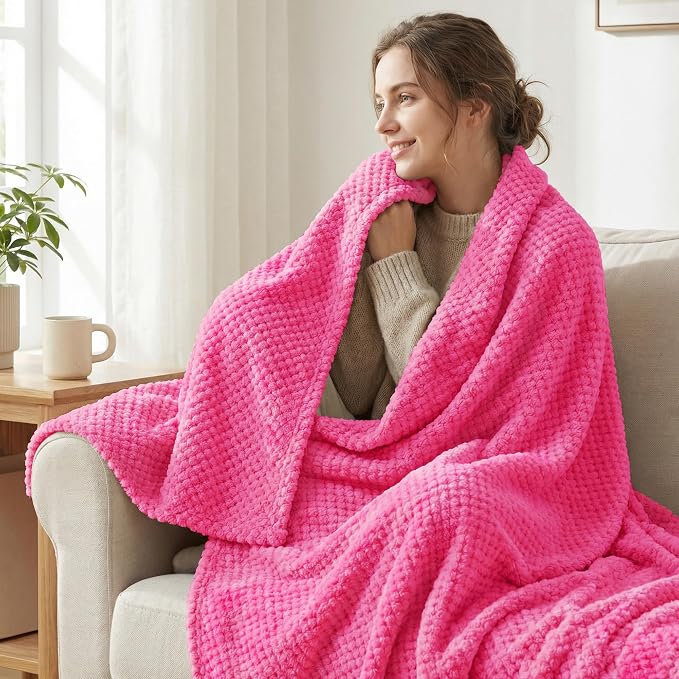 Exclusivo Mezcla Fleece Bed Blanket King Size, Super Soft and Warm Blankets - Image 2