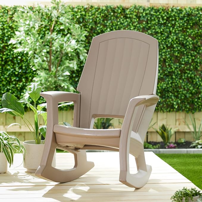 Semco Plastics Rockaway Heavy Duty Polyethylene All Weather Outdoor Rocking - Image 2