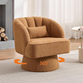 Garvee Ultra-Plush Swivel Accent Chair, 360° Barrel Lounge Chair by Garvee
