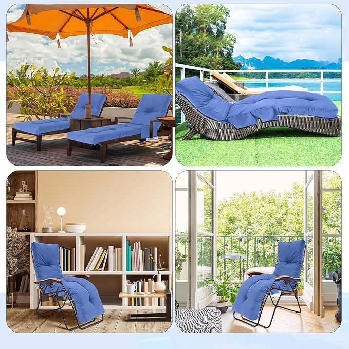 Kigley Outdoor Chaise Lounge Cushions - Image 6