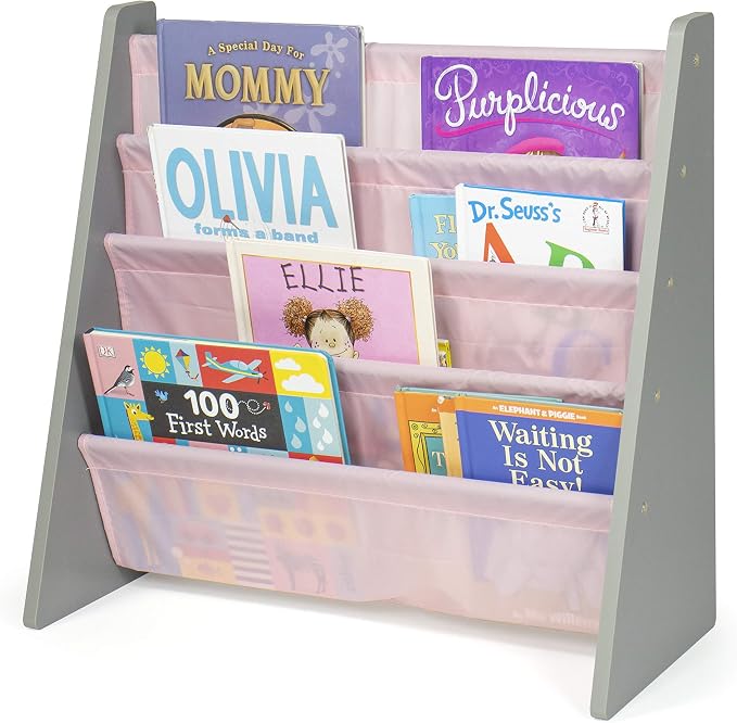 Humble Crew Kids Bookshelf, 4-Tier Front-Facing Book Display Organizer - Image 3