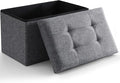 Storage Ottoman Cube Small Footrest Foldable Seat Foot Stools Square Tufted by CUYOCA-MakeYouFeelComfort
