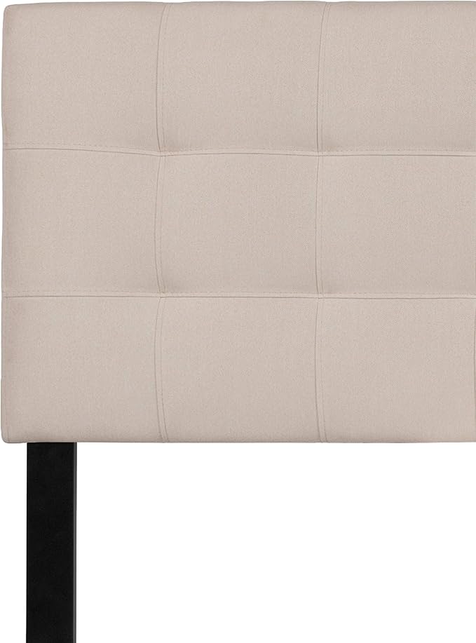 Flash Furniture Bedford Box Stitch Tufted Upholstered King Size Headboard in - Image 4