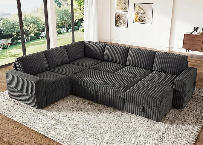 HONBAY Modular Sectional Sleeper Sofa by HONBAY