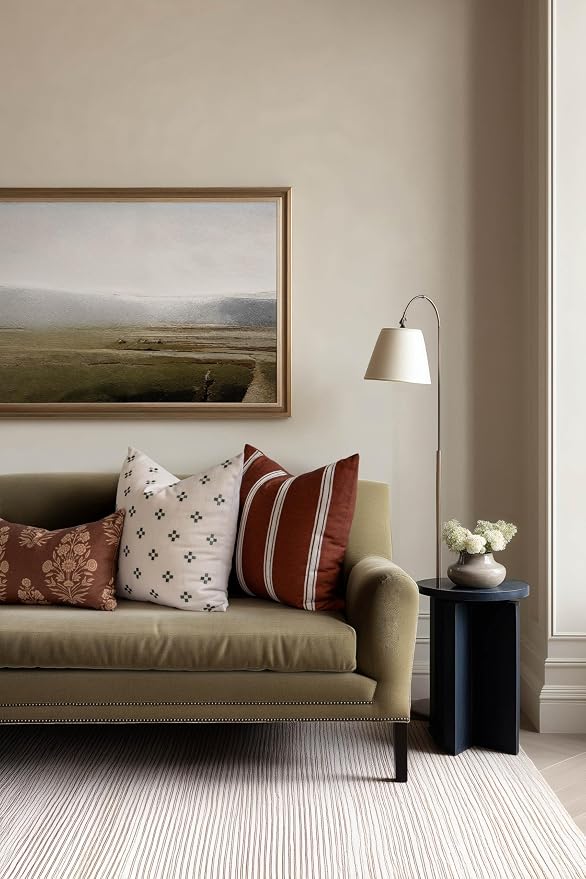 Crumbs Home Modern Farmhouse California Casual Indoor Outdoor Throw Pillow Cover - Image 3