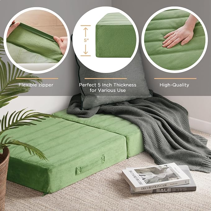 Codi Floor Cushions for Adults, Large Meditation Pillows - Image 3