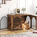 Hzuaneri 39.4" Wooden Dog Crate Furniture, Indoor Dog Kennel Dogs Cage by Hzuaneri