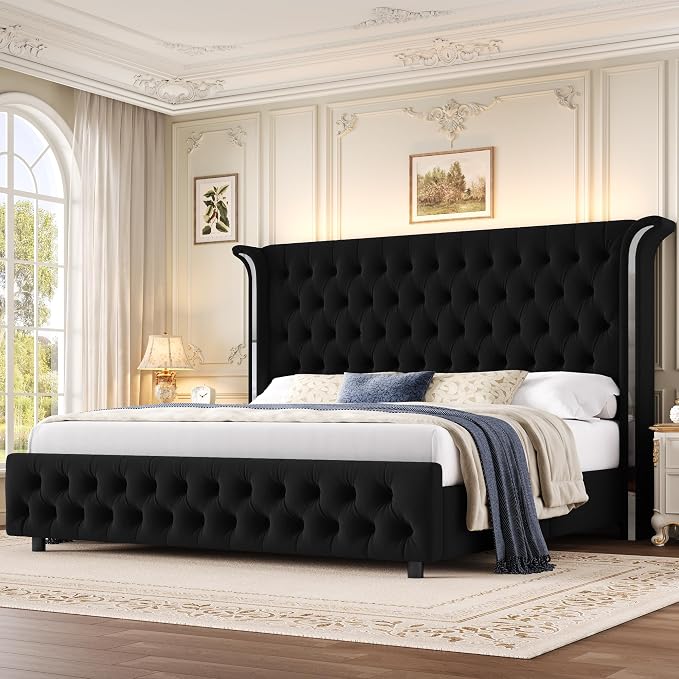 Keyluv King Smart LED Bed Frame by KeyluvHome