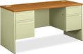HON Credenza with Kneespace, 60 by 24 by 29-1/2-Inch, Harvest/Putty by HON