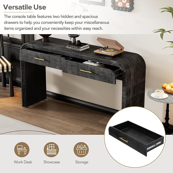 Console Table with 2 Drawers, Living Room, Dinning Room - Image 4