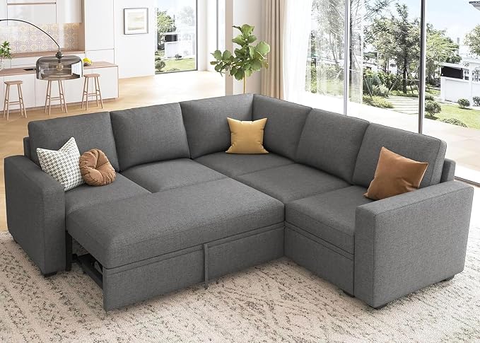 HONBAY Sectional Sleeper Sofa by HONBAY