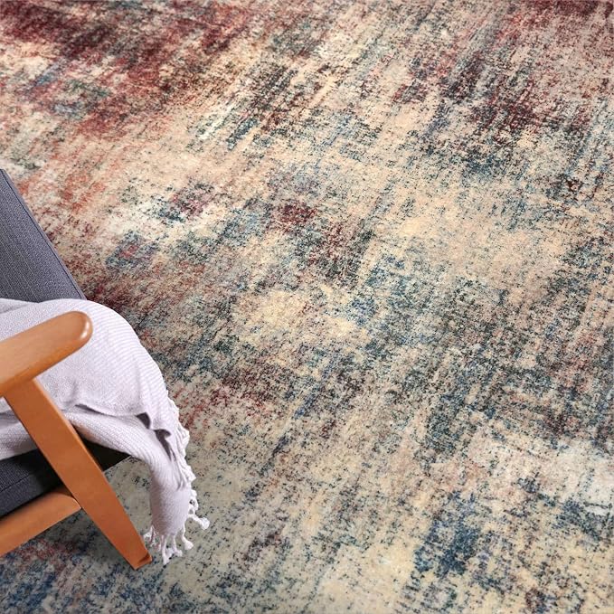 IOHOUZE Abstract Area Rugs 6x9 Ft Washable Rugs - Image 7