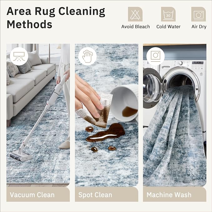 Runner Rug 2x12 Washable Non-Slip Hallway Runner Rugs - Image 9