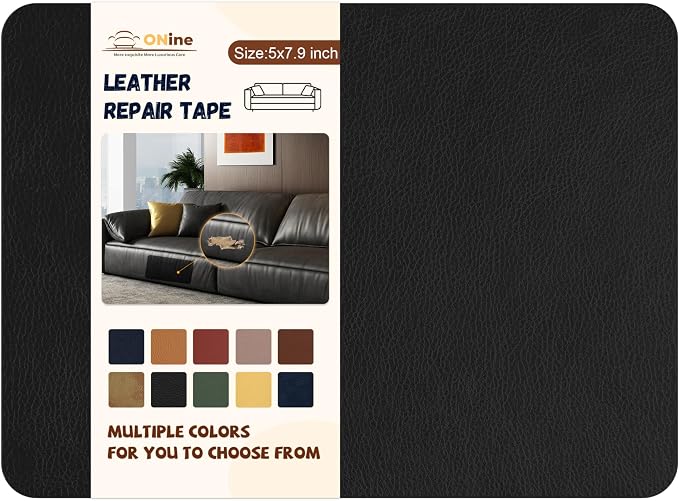 ONine Leather Repair Patch, Self-Adhesive Couch Patch，Multicolor Available by Onine