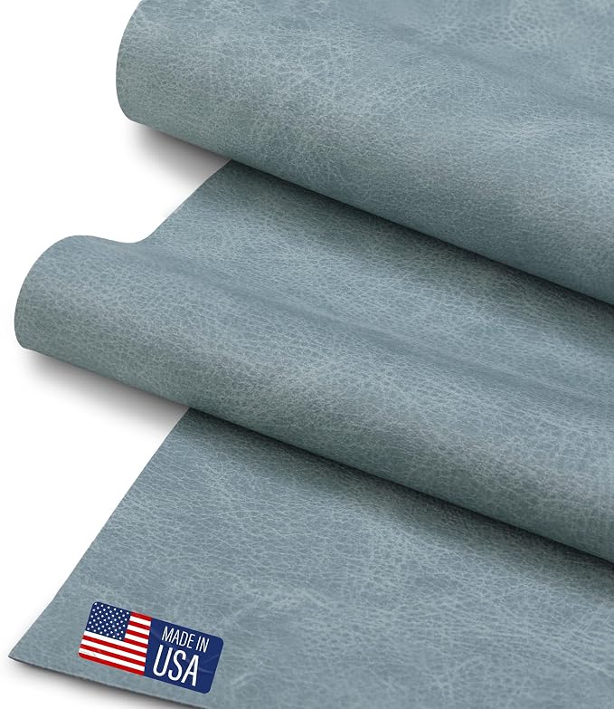 Faux Leather Fabric, Thick Durable Synthetic Repholstery Leather Vinyl by SARANDAVE