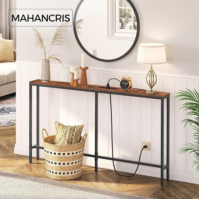 MAHANCRIS 55.1 Skinny Console Table - Image 5