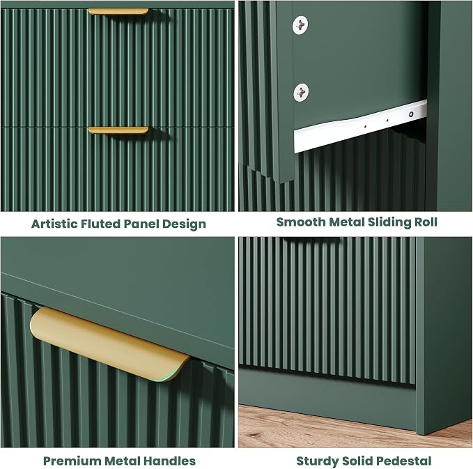 Garvee 3 Drawer Dresser for Bedroom - Image 4