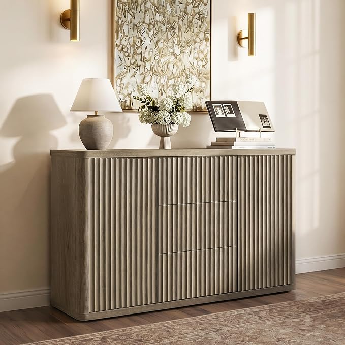 SICOTAS Buffet Cabinet with Storage 54.7" Large Modern Accent Storage Cabinet - Image 9