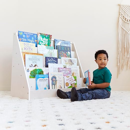 ECR4Kids Single-Sided Book Storage and Display, Montessori Furniture - Image 2