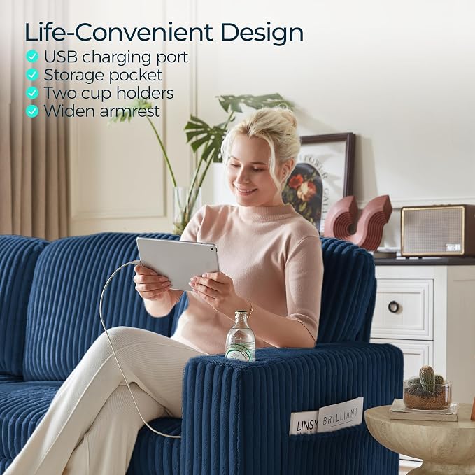 LINSY HOME Sectional Sleeper Sofa - Image 6