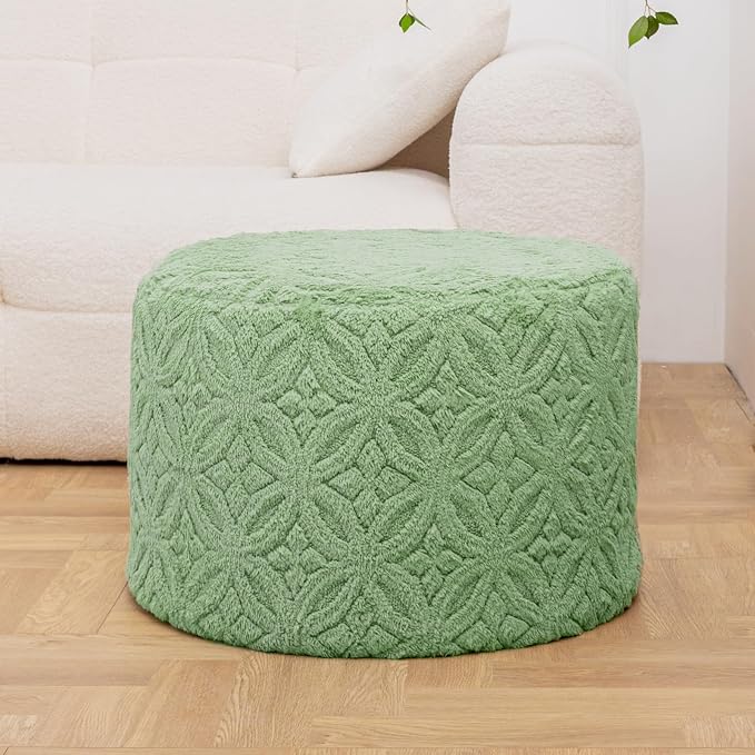 Plush Multi-Functional Ottoman Pouf – Ergonomic Ottoman Foot Rest - Image 6