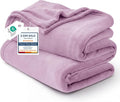 Bedsure GentleSoft Fleece Throw XL Blanket Light Purple by BEDSURE