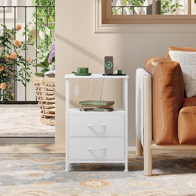 Somdot Nightstands Set of 2, End Tables - Image 7