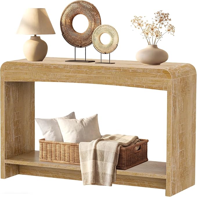 Farmhouse Entryway Table, 43.7" Console Tables - Image 7