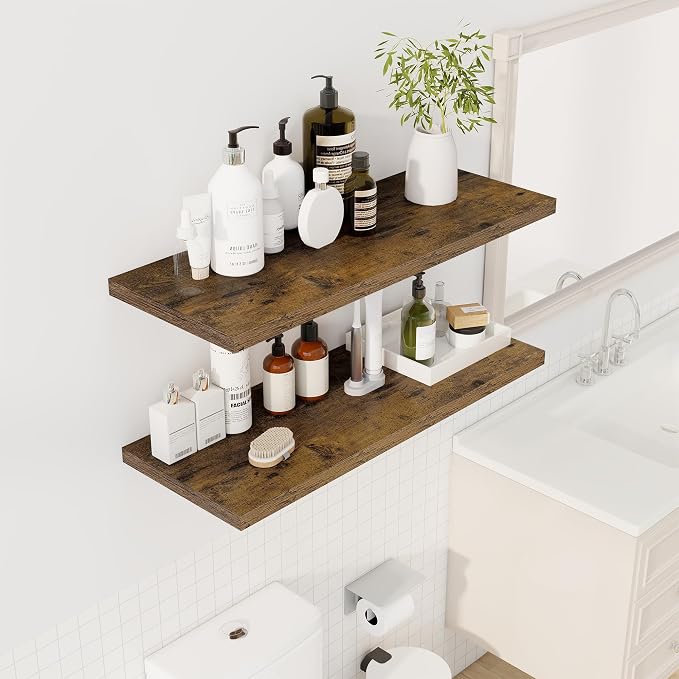 Dreamland 36" Floating Shelves for Wall, Wall-Mounted Shelves for Bedroom - Image 7