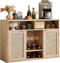 Lerliuo Rattan Wine Cabinet by Lerliuo