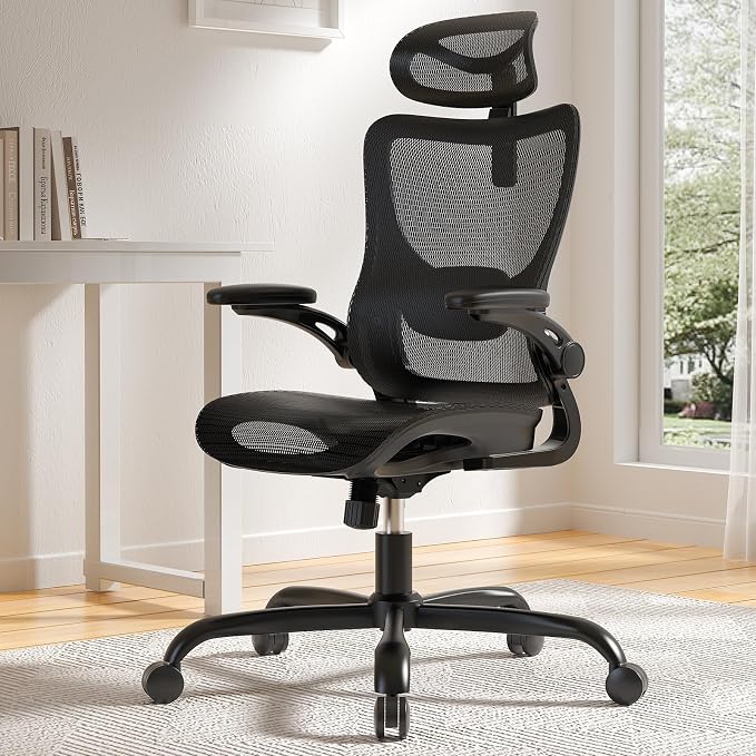 Marsail Ergonomic Mesh Office Chair High Back Home Office Desk Chair - Image 2