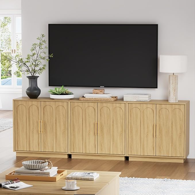 FORTUNETEC Sideboard Buffet Cabinet - Image 8