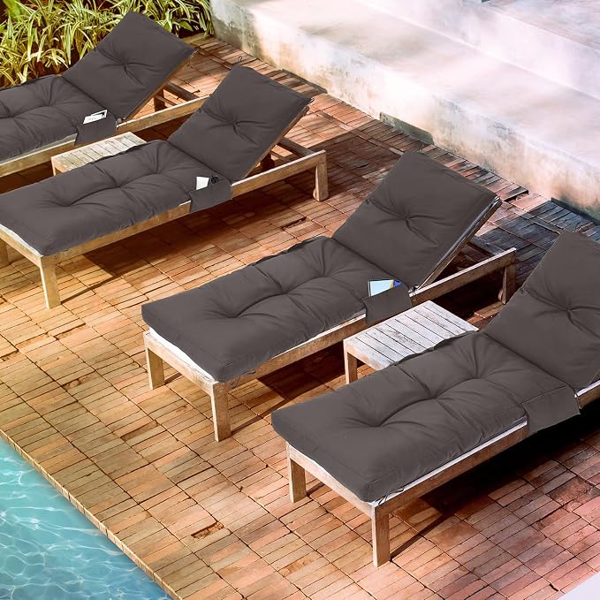 Kigley Outdoor Chaise Lounge Cushions - Image 7