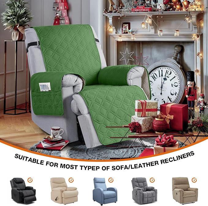 VANSOFY 100% Waterproof Recliner Chair Covers, Recliner Cover Non-Slip Dog - Image 5