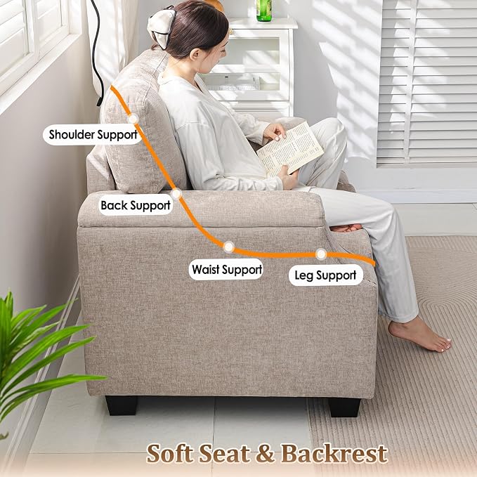 Rexulqo 38'' Oversized Accent Chair - Image 5