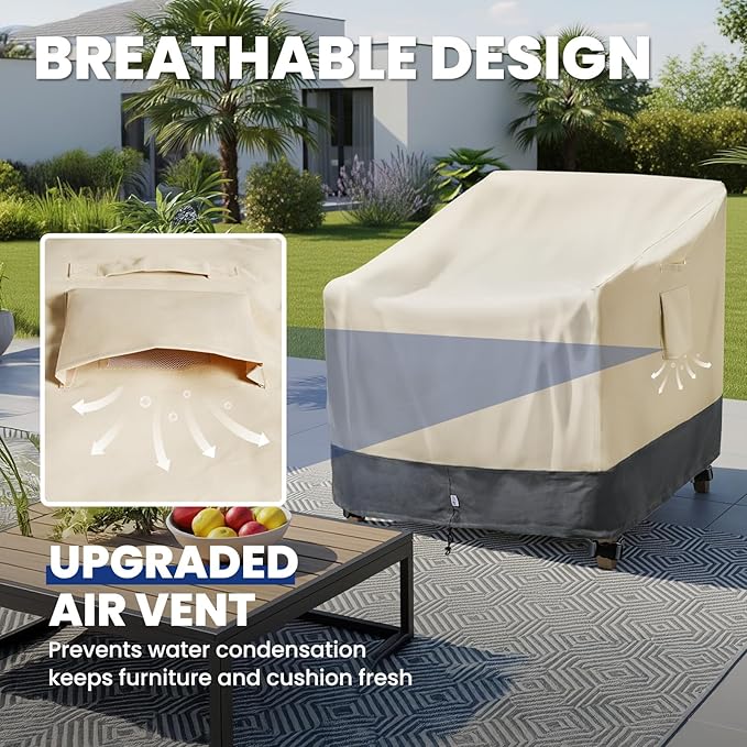 Extra Heavy Duty Outdoor Chair Covers Waterproof - Image 6