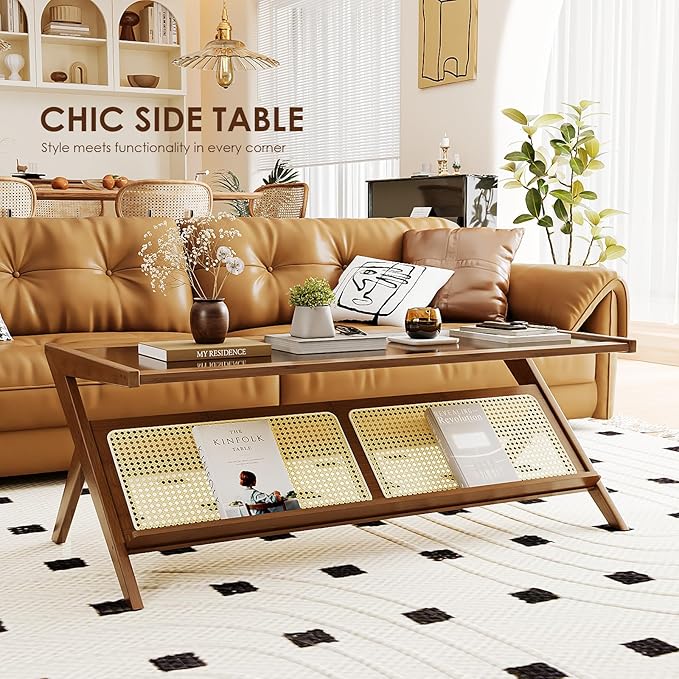 Bamworld Rattan Coffee Table - Image 3