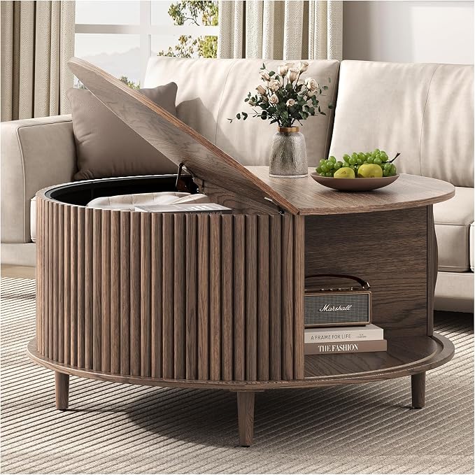 SULIVES Round Coffee Table by SULIVES