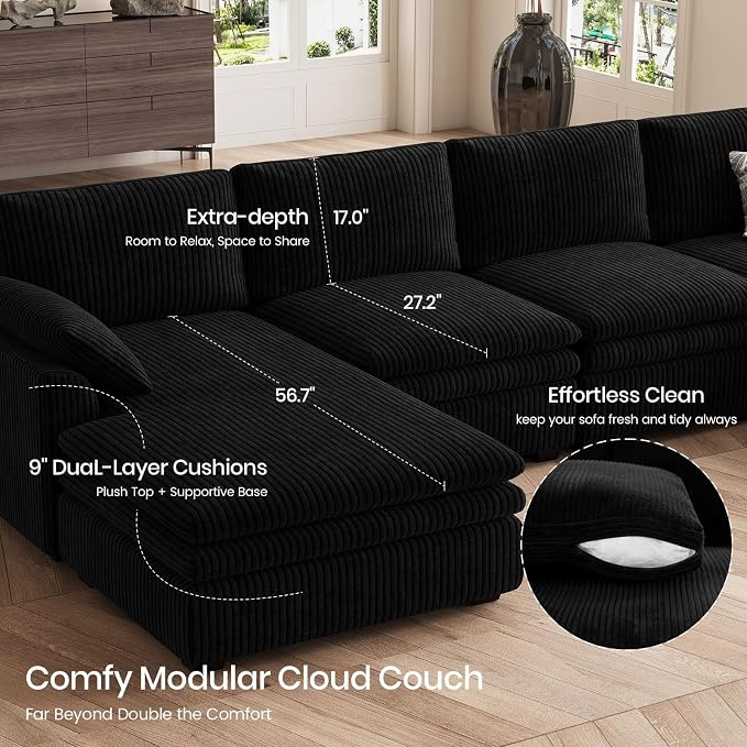 Belffin Large Modular Sectional Sofa - Image 6