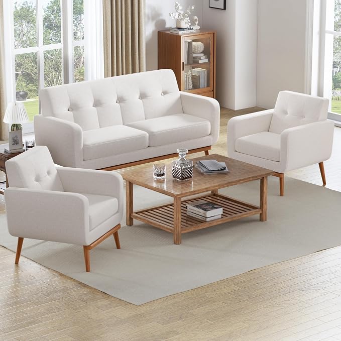 HUIMO Sofa Couch, Mid Century Modern Sofa - Image 6