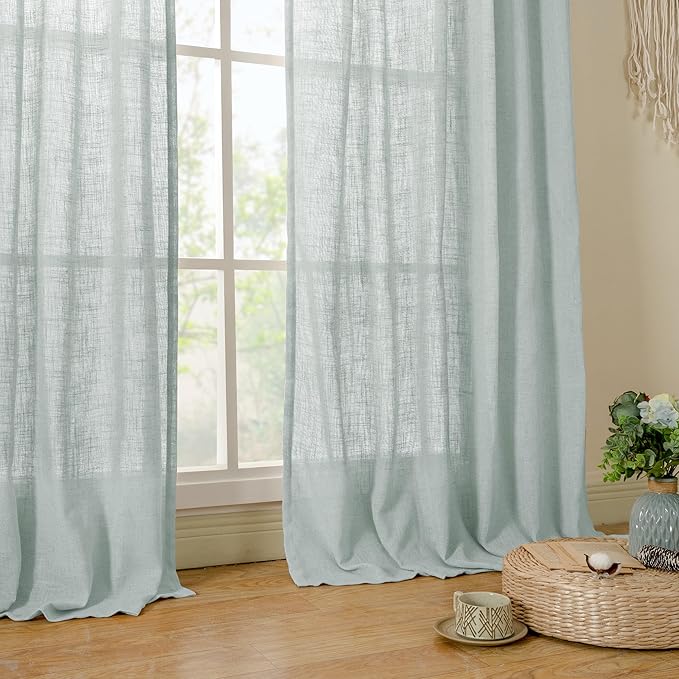 LAMIT Extra Wide Linen Curtains - Image 9
