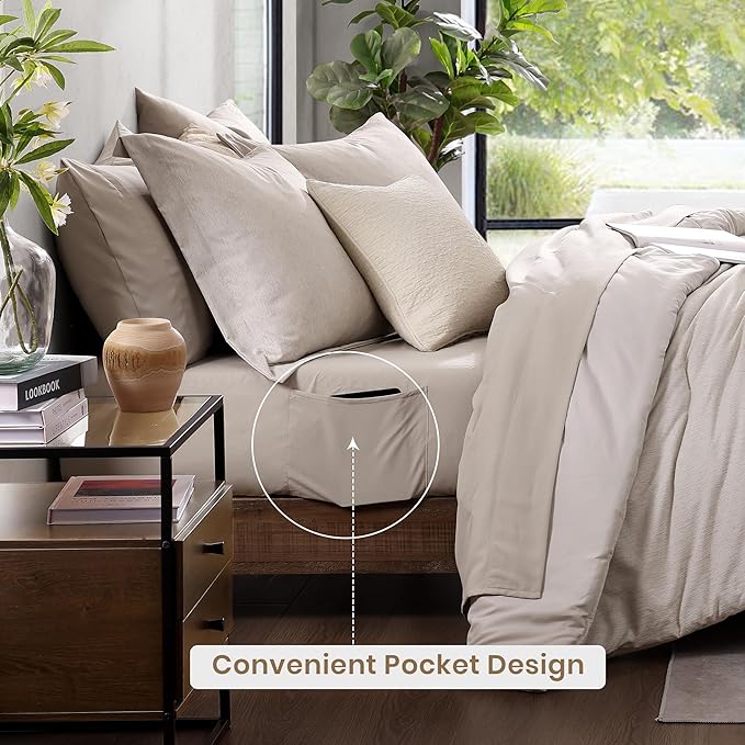Monbix Oversized King Comforter Set - Image 4