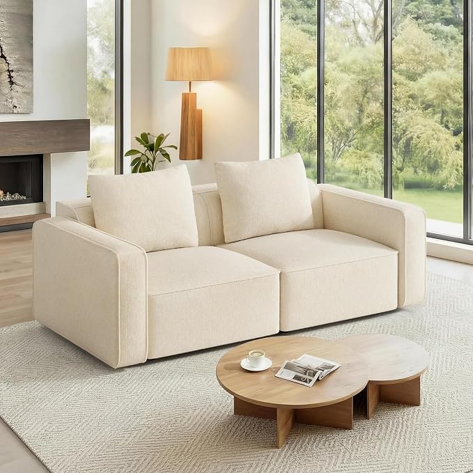 Welzona loveseat Sofa, Small Couches by WelzonaDirect