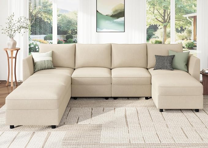 HONBAY Modular Sofa U Shaped Sectional Couch - Image 3