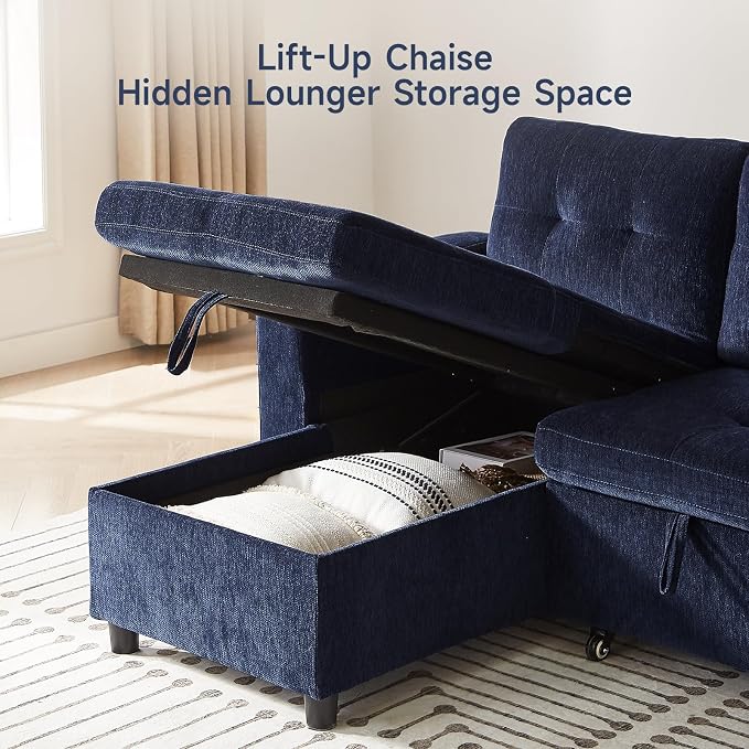 ONBRILL Sleeper Sofa, Pull Out Couch Bed - Image 4