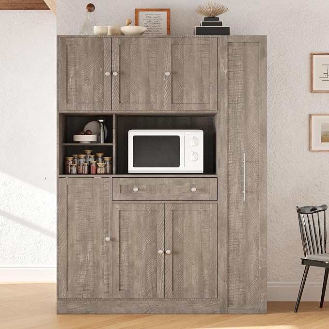 VilroCaz Farmhouse Style Large Kitchen Pantry - Image 3